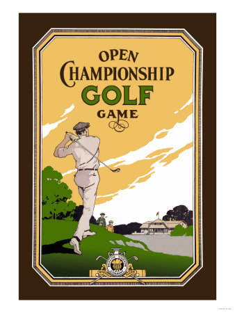 Open Championship Golf Game Poster