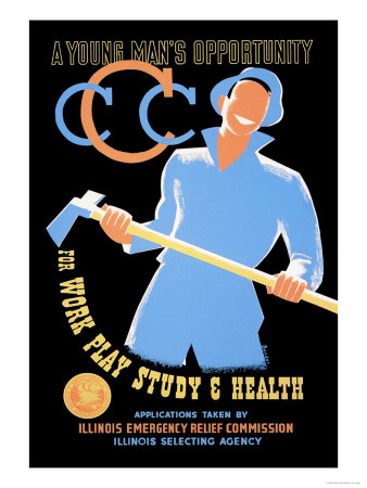 Young Man's Opportunity for Work, Play, Study, and Health Premium Poster
