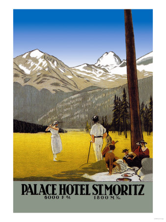 Palace Hotel St. Moritz Poster