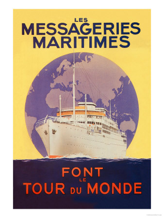 Take a Cruise Around the World with les Messageries Maritimes