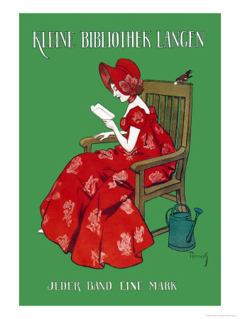 Woman in Red Reading