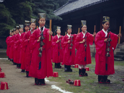 Confucian Ceremony, Chonghyo Shrine, Seoul, South Korea, Korea, Asia