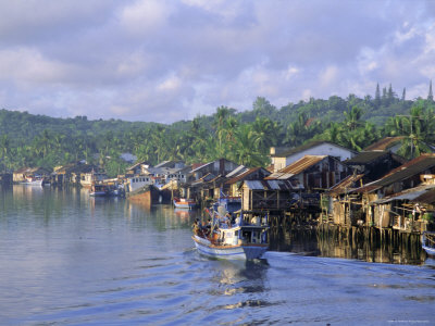 Fishing Trawlers in the Harbour, Phu Quoc Island, Southwest Vietnam, Indochina, Southeast Asia