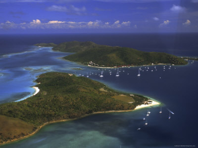 Aerial View, St. Thomas, U.S.Virgin Islands, Caribbean, Central America