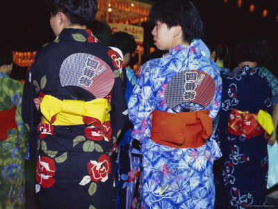 Traditional Kimonos, Tokyo, Japan, Asia