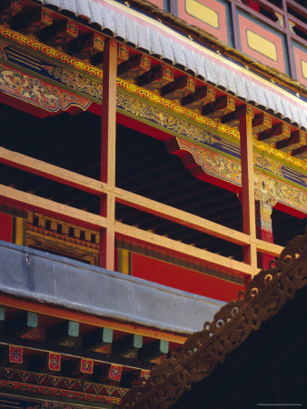 Detail, Potala Palace, Unesco World Heritage Site, Lhasa, Tibet, China, Asia