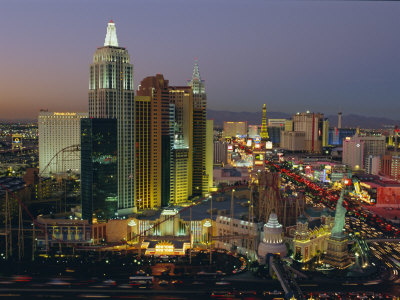 New York, New York Hotel and Casino and the Strip, Las Vegas, Nevada, USA