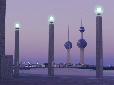 Water Towers, Kuwait City, Kuwait, Middle East