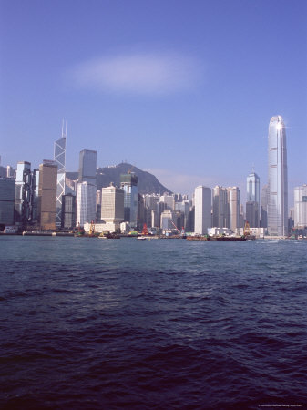 Hong Kong Island Skyline and Victoria Harbour, Hong Kong, China, Asia