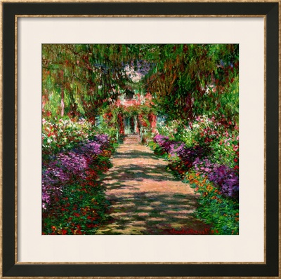 Buy A Pathway in Monet's Garden, Giverny, 1902 at AllPosters.com