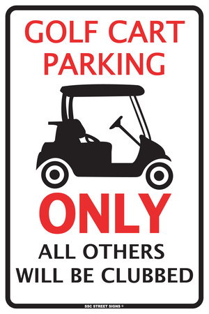 Buy Golf Cart Parking Only at AllPosters.com