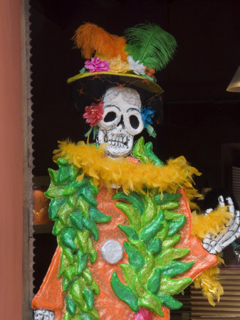 Day of the Dead Decoration, Oaxaca City, Oaxaca, Mexico, North America