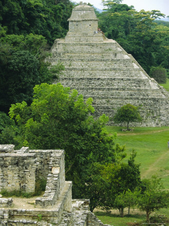 Temple of the Inscriptions (Mayan), Palenque, Mexico, Central America