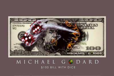 Buy $100 Bill with Dice at AllPosters.com