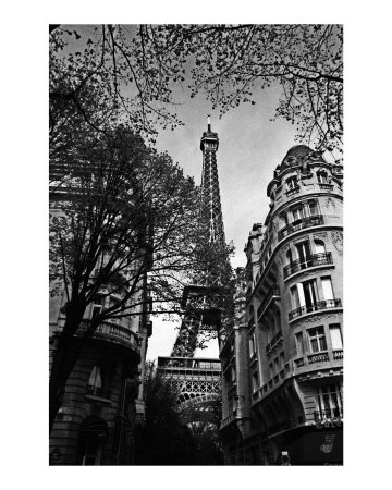 Looming Eiffel Tower