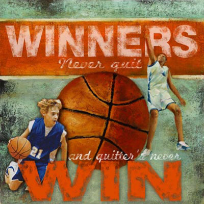 Winners: Basketball Poster