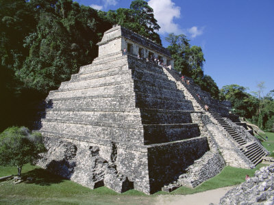 Temple of the Inscriptions, Palenque, Unesco World Heritage Site, Chiapas, Mexico, Central America