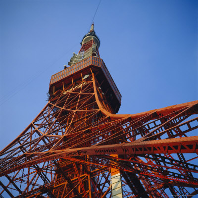 Tokyo Tower, 330M Broadcsting Tower with Viewing Platforms, Roppongi, Tokyo, Japan