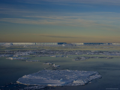 Pack Ice and Iceberg, Antarctic Peninsula, Weddell Sea, Antarctica, Polar Regions