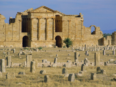 The Roman City of Sbeitla, the Capitol and the Three Temples of Jupiter, Minerva and Juno, Tunisia