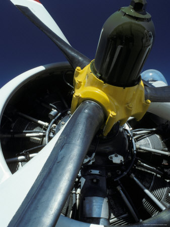 Buy Closeup of a Military Grumman Tracker Engine and Propeller, Australia at AllPosters.com