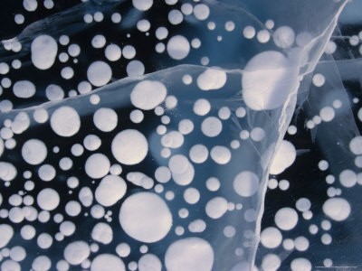 Buy Air Bubbles Frozen in Ice, Alaska at AllPosters.com
