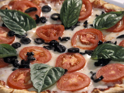 Fresh Italian Pizza at Patrizio Restaurant at Highland Park Village in Dallas, Texas