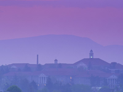 James Madison University at Dusk, Virginia
