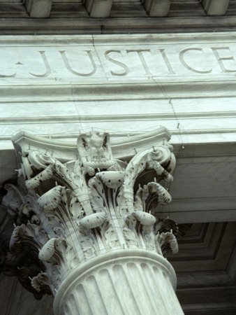 Detail of the U.S. Supreme Court Building, Washington, D.C.