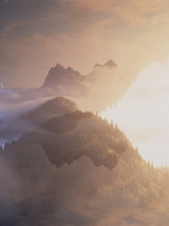 Buy Jack Kerouac View of Mount Hozomeen from Desolation Peak, Washington at AllPosters.com
