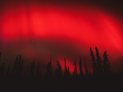 Buy Red Aurora Borealis, Alaska at AllPosters.com
