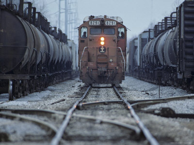 Train on the Tracks