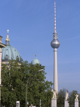 The Second Tallest Radio Tower in Europe Looms over Berlin, Germany