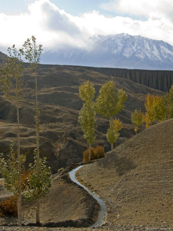 Buy Winding Irrigation Ditch on a Hillside in Mustang, Nepal at AllPosters.com