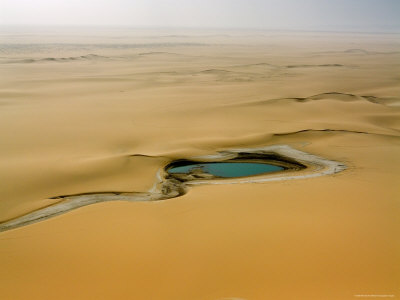 Buy When There is Rain Water Accumulates in the Desert E of the Air Mtns, Niger at AllPosters.com