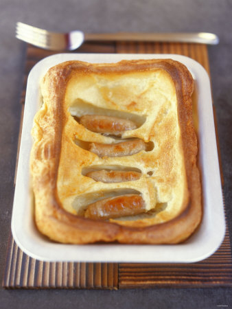 Toad in the Hole (Sausages Baked in Batter, England)
