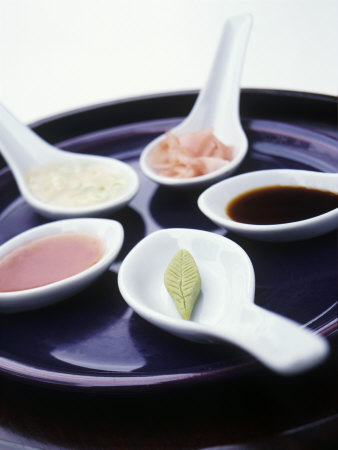 Japanese Dips on Spoons