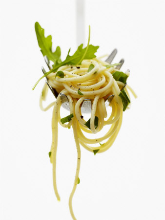 Spaghetti with Rocket on Spaghetti Server