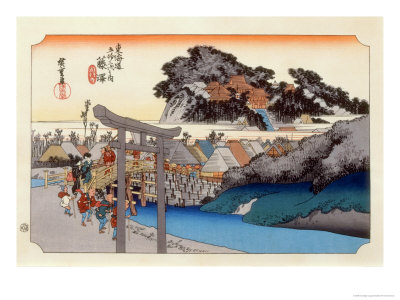The 53 Stations of the Tokaido, Station 6: Fujisawa-shuku, Kanagawa Prefecture