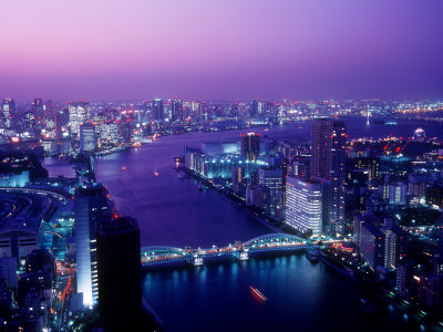 Evening View of River Sumida