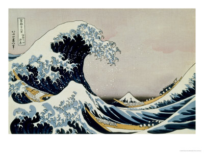 36 Views of Mount Fuji, no. 1: The Great Wave off Kanagawa
