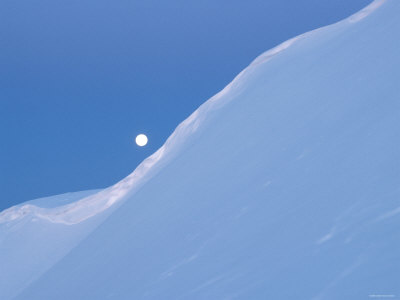 Moon Over Mt. Hodaka