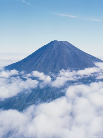 Aerial View of Mt. Fuji