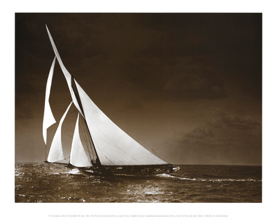 Sailing Yacht Mohawk at Sea, c.1895