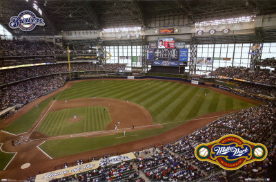 Milwaukee Brewers- Miller Park Poster