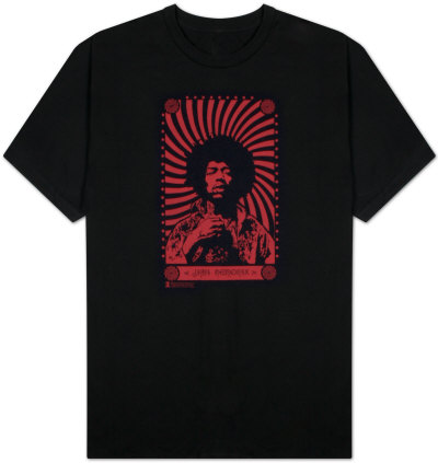 Jimi Hendrix - Swirl Poster