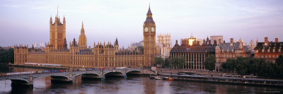 Westminster Bridge, Big Ben, Houses of Parliament, Westminster, London, England