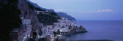 Village Near the Sea, Amalfi, Amalfi Coast, Salerno, Campania, Italy