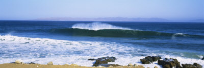 Waves Breaking on the Beach, Isla Natividad, Baja California, Mexico
