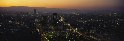 Aerial View of Mexico City, Mexico